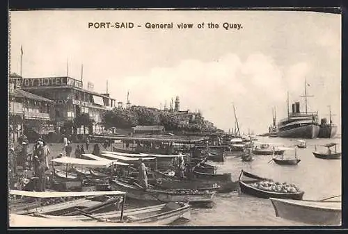 AK Port-Said, General view of the Quay