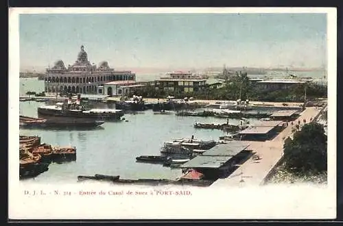 AK Port-Said, Entree du Canal de Suez