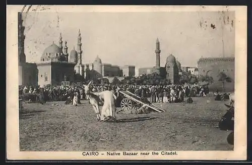 AK Cairo, Native Bazaar near the Citadel