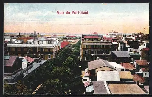 AK Port-Said, Vue de Port-Said