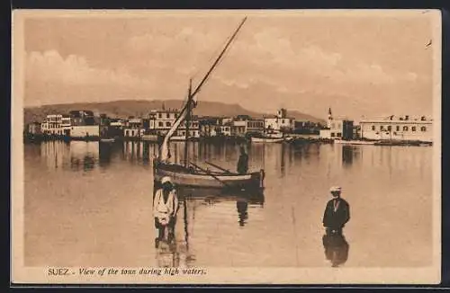 AK Suez, View of the toun during high waters