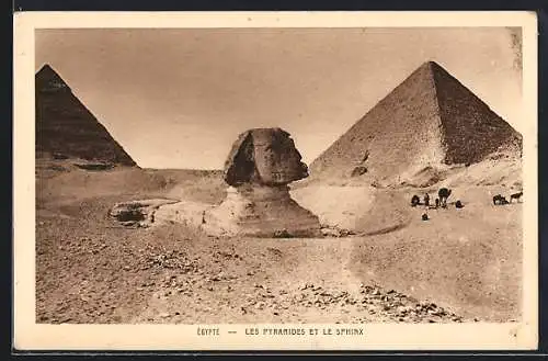 AK Gizeh, Les Pyramides et le Sphinx