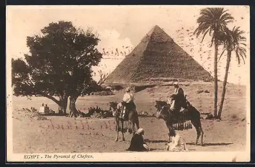 AK Cairo, The Pyramid of Chefren