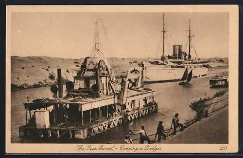 AK Suez, The Suez Canal, Crossing a Dredger