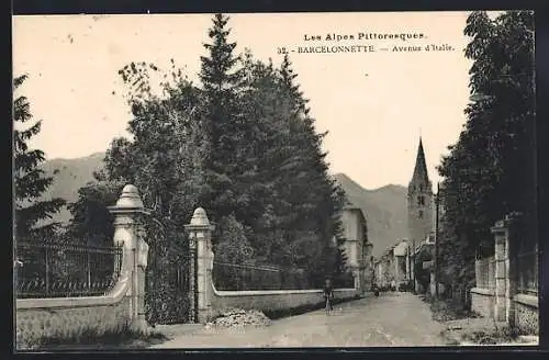 AK Barcelonnette, Avenue d`Italie