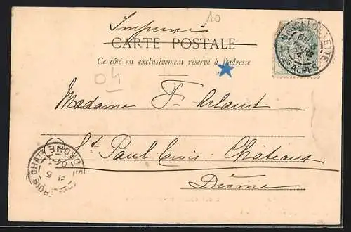 AK Barcelonnette, Avenue d'Italie