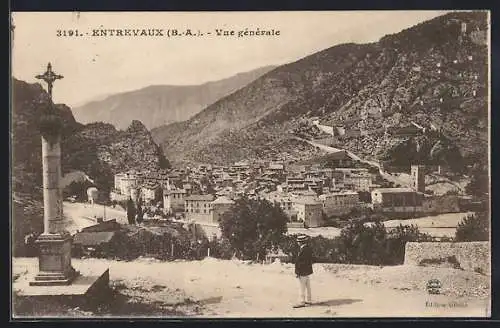 AK Entrevaux, Vue Generale