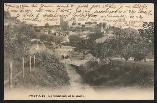 AK Peyruis, Le Chateau et le Canal