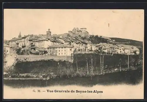 AK Seyne-les-Alpes, Vue generale