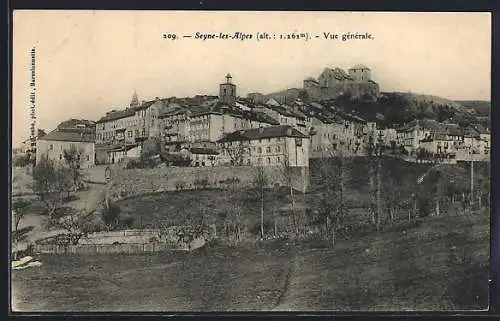 AK Seyne-les-Alpes, Vue generale