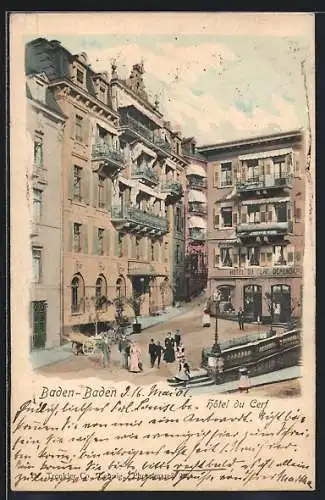 AK Baden-Baden, Hotel du Cerf