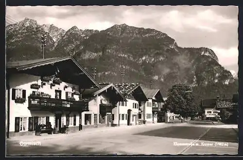 AK Garmisch, Klammstrasse mit Kramer