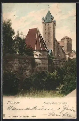 AK Nürnberg, Kaiserstallung von Osten