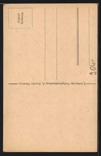 Lithographie Nürnberg, Burgeingang