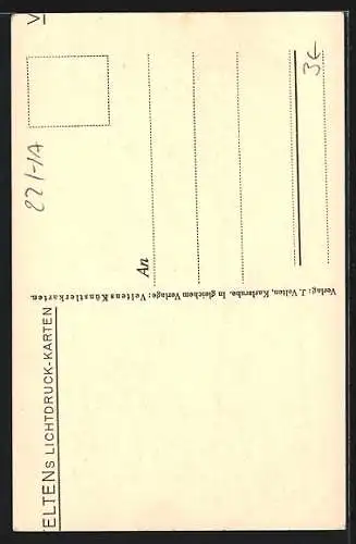 AK München, Maximiliansbrücke mit Staue