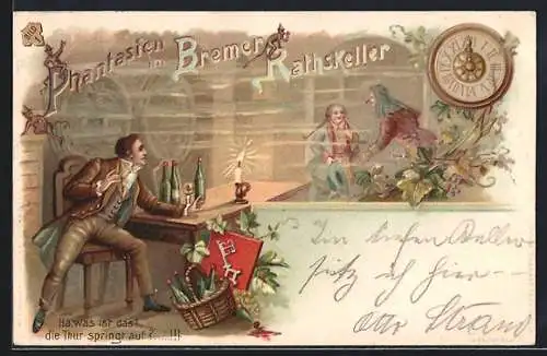 Lithographie Bremer, Phantasien im Bremer Rathskeller