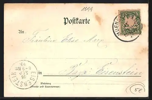 Künstler-AK Carl Münch: München, Totalansicht