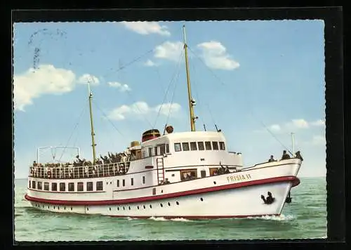 AK Norderney, Passagierschiff MS Frisia II