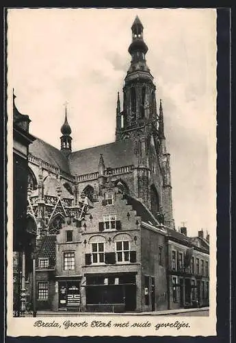 AK Breda, Groote Kerk met oude geveltjes