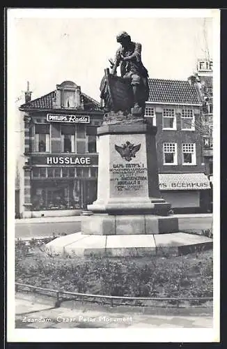 AK Zaandam, Czaar Peter Monument