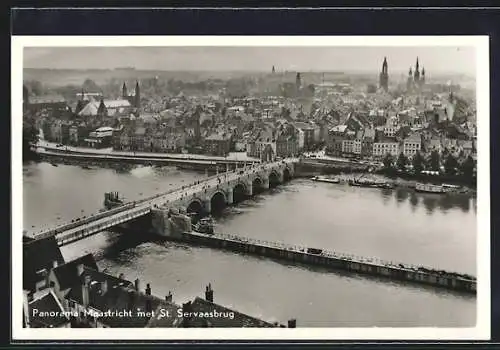 AK Maastricht, Panorama met St. Servaasbrug