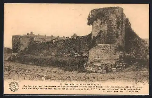 AK Tournai, Ruine des Remparts