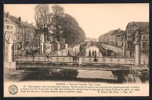 AK Tournai, Pont Notre-Dame, Quai St.-Brice