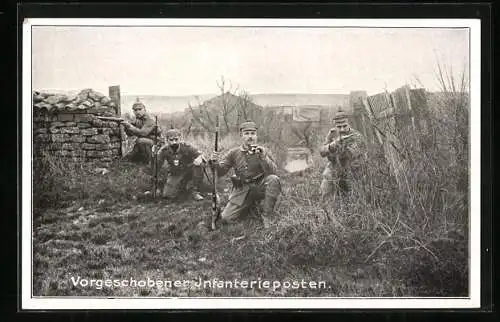 AK Vorgeschobener Infanterie-Vorposten