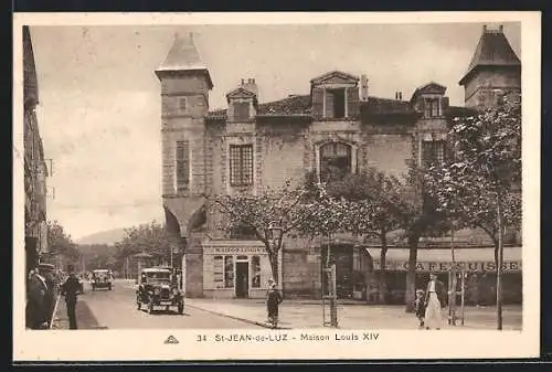 AK St-Jean-de-Luz, Maison Louis XIV, Café Suisse