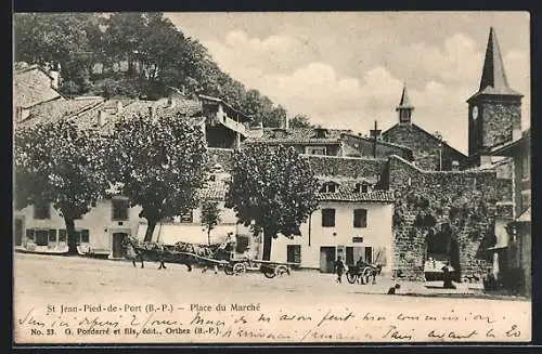 AK St-Jean-Pied-de-Port, Place du Marché