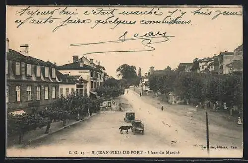 AK St-Jean-Pied-de-Port, Place du Marché