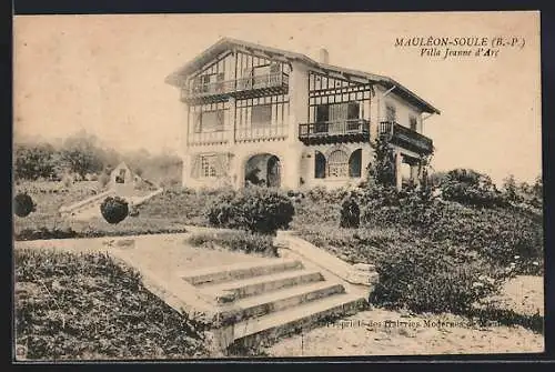 AK Mauléon-Soule /B.-P., Villa Jeanne d`Arc