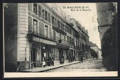 AK Mauléon /B.-P., Rue de la Navarre