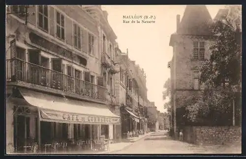 AK Mauléon /B.-P., Rue de la Navarre