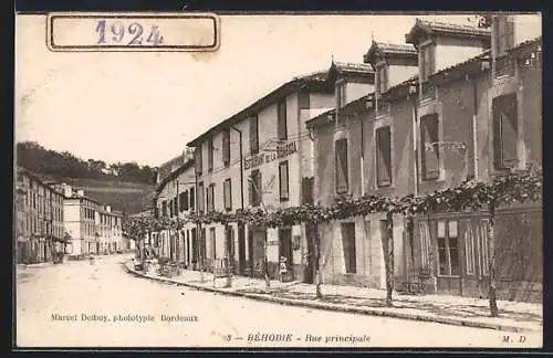 AK Béhobie, Rue principale