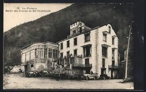 AK Grotte de Betharram, Sortie des Grottes, Partie an den Höhlen