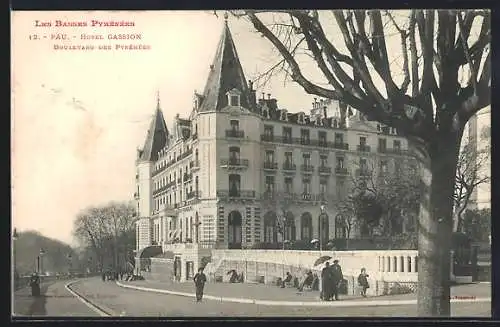 AK Pau, Hotel Gassion, Boulevard des Pyrenees