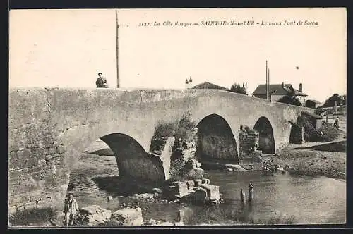 AK Saint-Jean-de-Luz, Le vieux Pont de Socoa