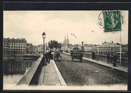 AK Bayonne, Sur le Pont Saint-Esprit