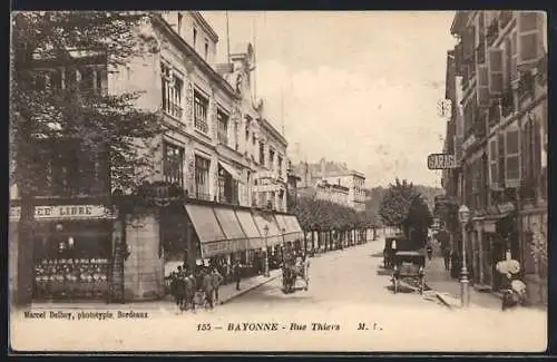 AK Bayonne, Rue Thiers