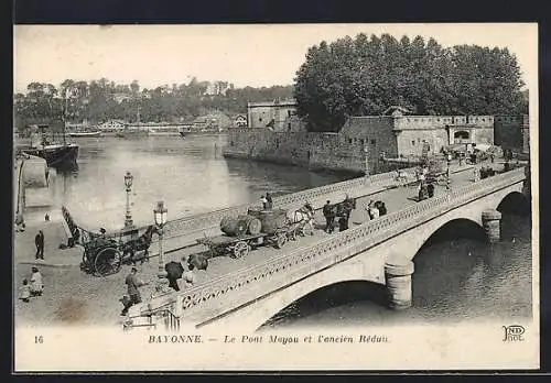 AK Bayonne, Le Pont Mayou et l`ancien Reduit