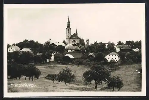 AK Niederkappel, Blick zur Kirche