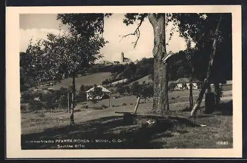 AK Pfarrkirchen i. Mühlkr., Ortsansicht mit Umgebung