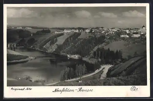 AK Neufelden, Ortsansicht mit Stausee