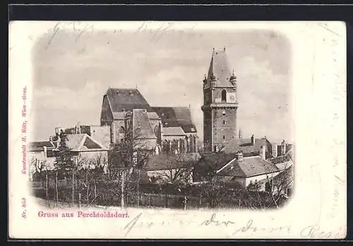 AK Perchtoldsdorf, Teilansicht des Ortes