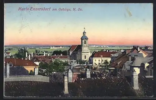 AK Maria Enzersdorf am Gebirge, Ortsansicht aus der Vogelschau