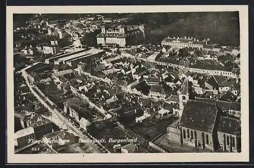 AK Eisenstadt, Fliegeraufnahme der Stadt