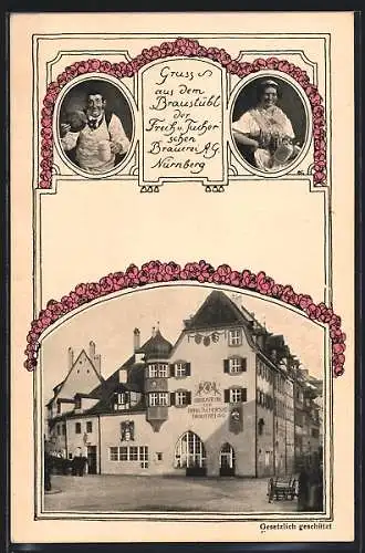 AK Nürnberg, Gasthaus zum Bräustübl