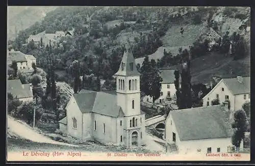 AK Le Dévoluy, St. Disdier, Vue Générale