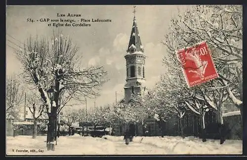 AK Gap, Place Ladoucette e Eglise des Cordeliers